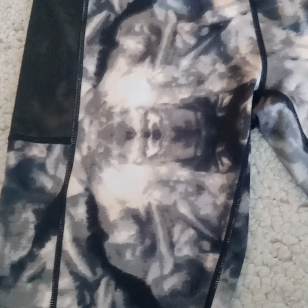 RAG 2X Bike Shorts Tie Dye + Blue Camo Capris Bundle - Picture 2 of 12